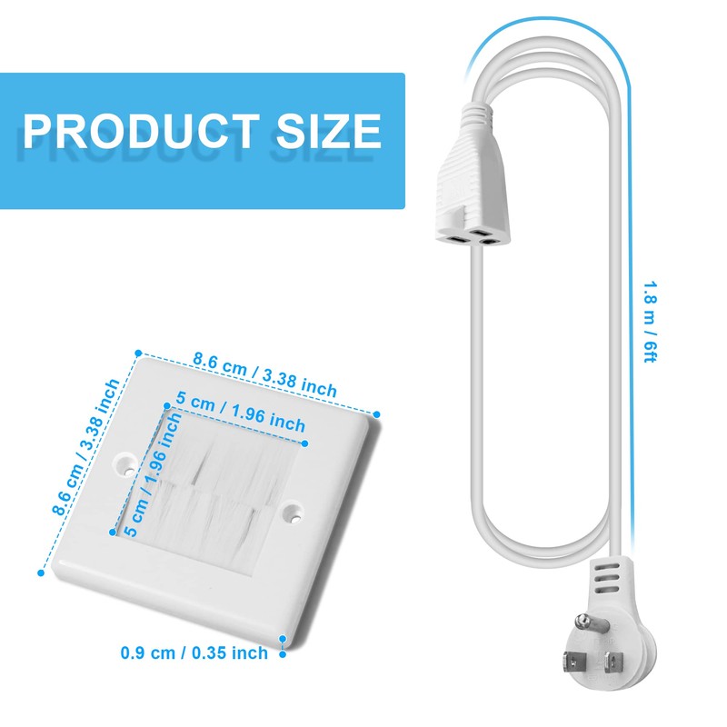 ChengFu in Wall Cable Management Kit - TV Cord Hider