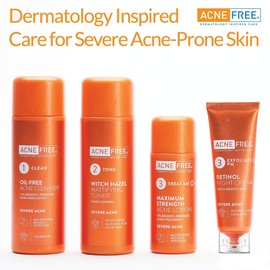 Acnefree 24 Hour Severe Acne Clearing System, 11.52 Ounce
