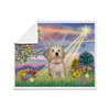 CafePress Cloud Angel/Havanese Pup Throw Blanket Super Soft Fleece Plush