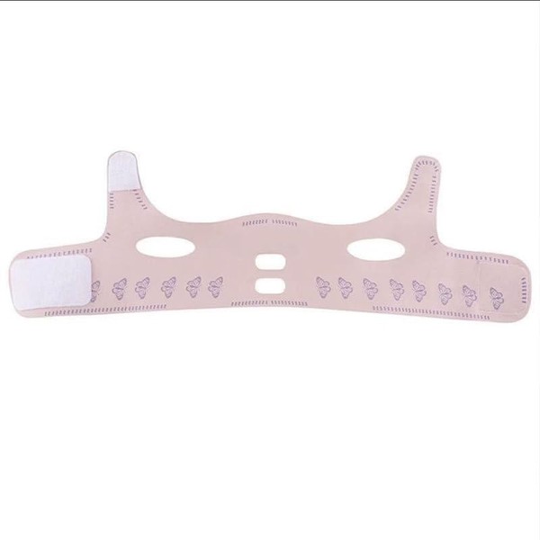WsjiaboFux Pink Reusable V Line Mask,Breathable, Soft and Comfortable Chin