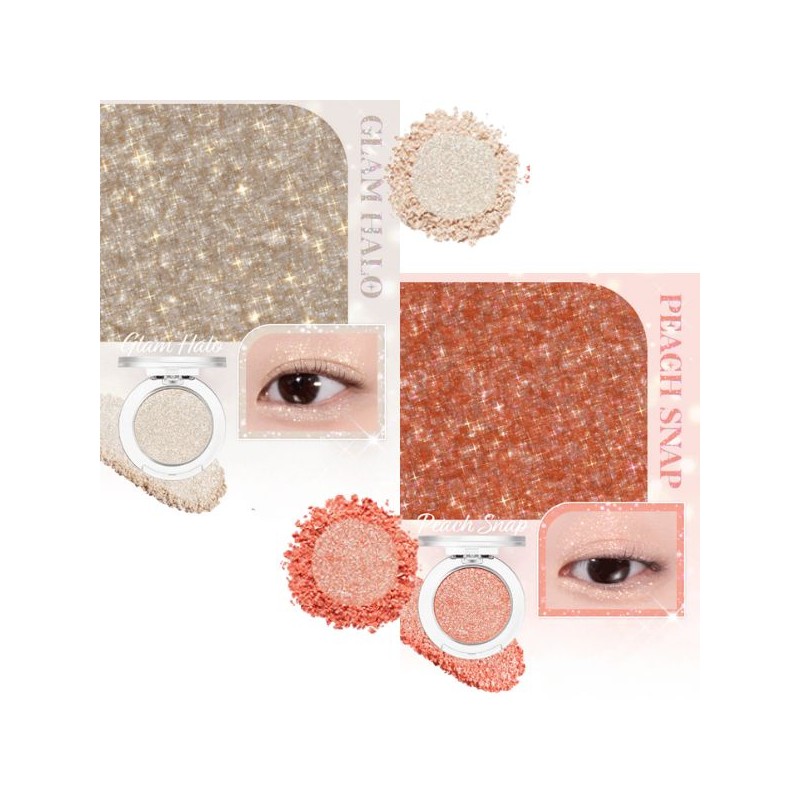 BANILA CO Hyper Holo Beam Eye Glitter 1.8g*2colors, Shade1#$%Shade2:Tingle-Tingle
