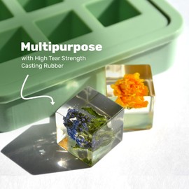 SPRESIN Cast-a-Mold 30TF RTV Liquid Silicone Epoxy Resin 1 Gal, 2-Part, Jewelry and Soap Molds Making and Casting Kit, Ideal for Polyurethane, Polyester, Cement, Soap, Wax, and Plaster Molding