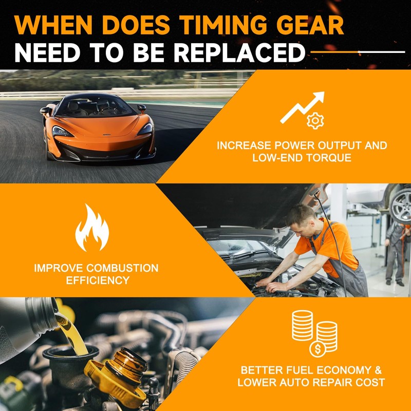 Copachi Intake Timing Camshaft Adjuster Gear CVVT Cam Phaser Fits