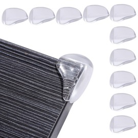 Lack labo Corner Guard Set of 12 Cushion Corner Cover Corner Protector Safety Cushion Furniture Protector Pad for Kids Baby Elderly Safety Accident Prevention Double Sided Tape Shock Resistant