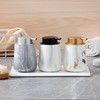 Enra Ceramic Gold Foaming Soap Dispenser,12 oz Marble Foam soap