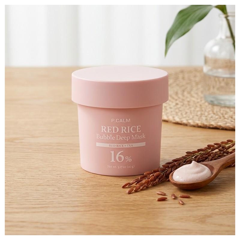 Picam Red Rice Bubble Deep Mask 90g x 1 I