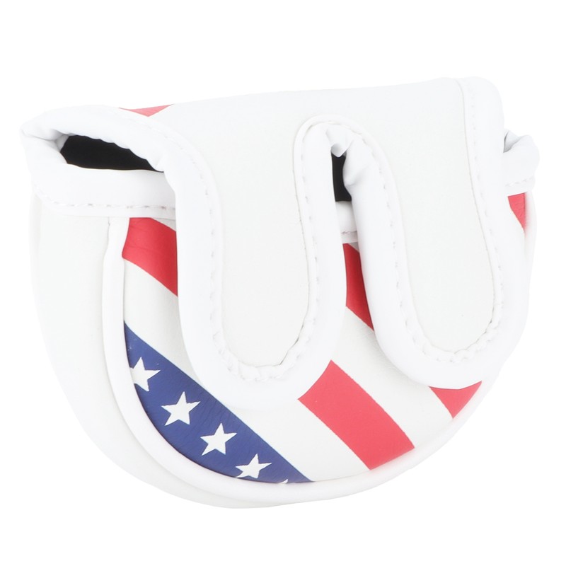 Waterproof PU Golf Mallet Headcover Center Putter Cover Protector with