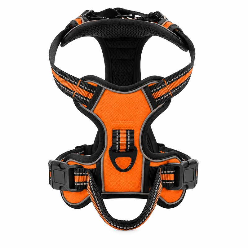 Adjustable Reflective Dog Harness for Daily Walks – Soft Breathable