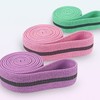 High-Elastic Yoga Belt Band (Economical) Stretching Resistance Band Pink 2ea