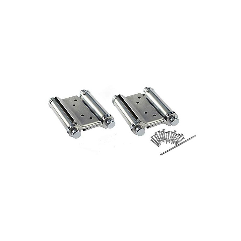 2Pcs 76mm 3'' Cafe Saloon Door Hinges Double Action Spring