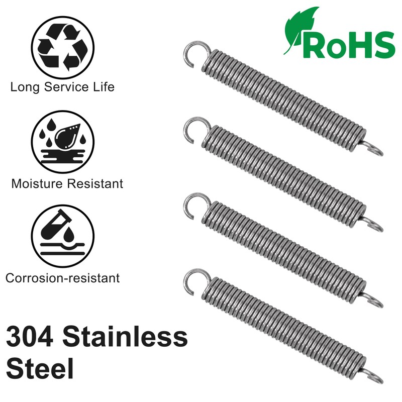 GUNGY Tension Springs with Hooks Stainless Steel Tension Spring Tension