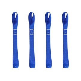 GYWHOOFT Blue Multi-Purpose Packing and Transportation Tie Down Straps Loading Belt Luggage Belt Tie Down Belt Soft Loop Fixing Belt Bicycle Bike Fall Prevention Tie Down Strap Sub Belt Loading/Fixing