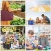 BALEINE 3Pk Reusable Grocery Bags, Foldable Shopping Bags for Groceries