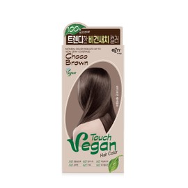 eZn Touch Ammonia-Free Hair Color (Choco Brown) - Permanent, Vegan, Cruelty-Free, No THB, No Phthalates, No Gluten, Up to 100% Gray Coverage