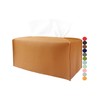 Tissue Box Cover Rectangular Leather – with Bottom Belt [JESMINI,