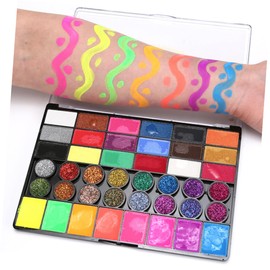 Beavorty Makeup Kit 42 Color Face Paint Set Water-soluble Face Painting Kit for Party Festival Boys and Girls Adults Hypoallergenic Odorless