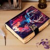 Blank Sepellbook of Shadows Journal with Vintage Clasp Lock -Printed