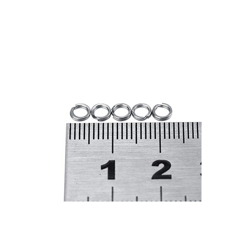 Split Rings Kit Fishing Small Split Rings 50 Pieces/100 Pieces