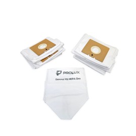 10pk of bags for the Prolux X8 Backpack Vacuum Cleaner, Genuine HEPA Filtration, Direct Fit, Disposable, Designed in the USA