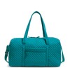 Vera Bradley Women's Cotton Large Travel Duffel Bag, Forever Green