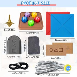 Gonggi Korean Game Set, Gonggi-Koreanisches Spiel, Beispielsweise Jebi Chagi und DDAKJI, Traditionelles Koreanisches Spiel Set, Hand-Auge-Koordinationstrainingsspielzeug, Family Travel Games