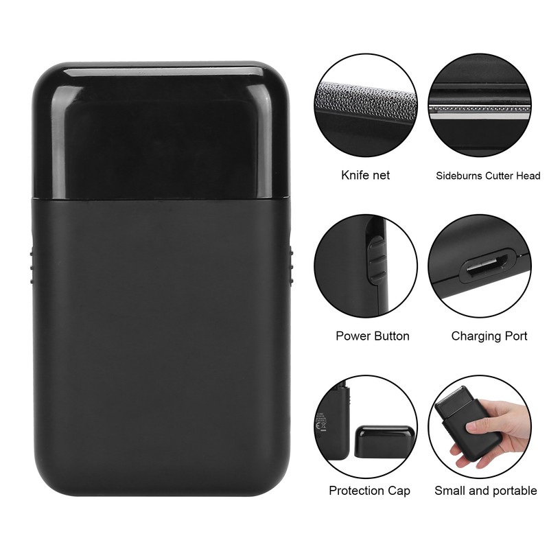 USB Charging Electric Razor Travel Portable Men Foil Shaver Beard