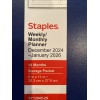 Staples Dec 24-jan 26 14 Month Planner 8.5" x 11"