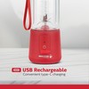 Holstein Housewares - USB Portable Blender, 16oz Personal Smoothie &