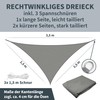 TTL Garden 2.5 x 2.5 x 3.5 m Triangular Awning