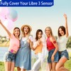 HONYOU 30Pack Libre 3 Sensor Covers Waterproof Adhesive Patches for