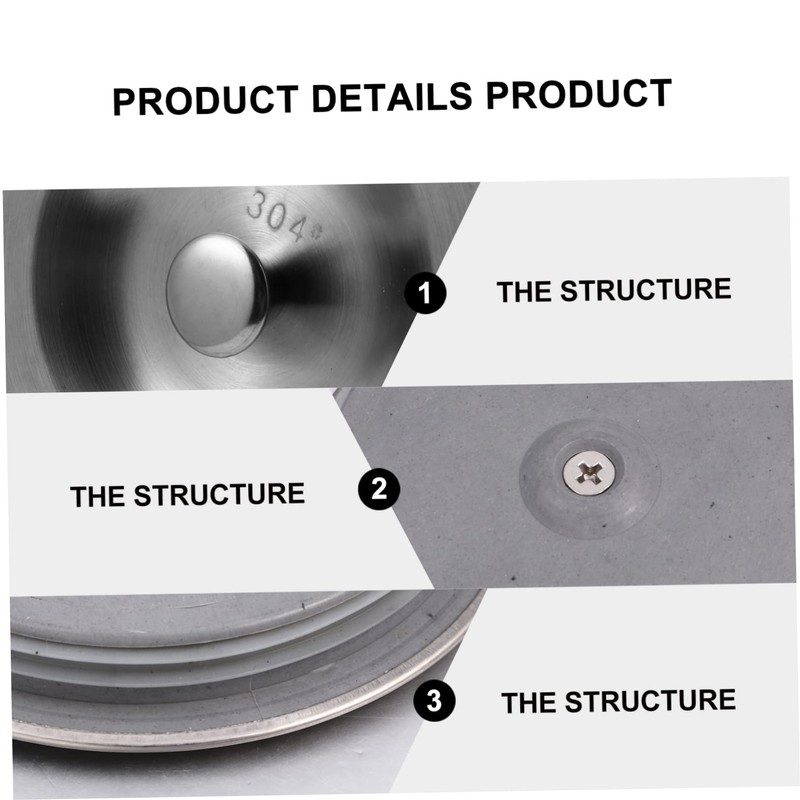 Gadpiparty Flat Suction Sink Stopper Drain Plug Kitchen Sink Accessory