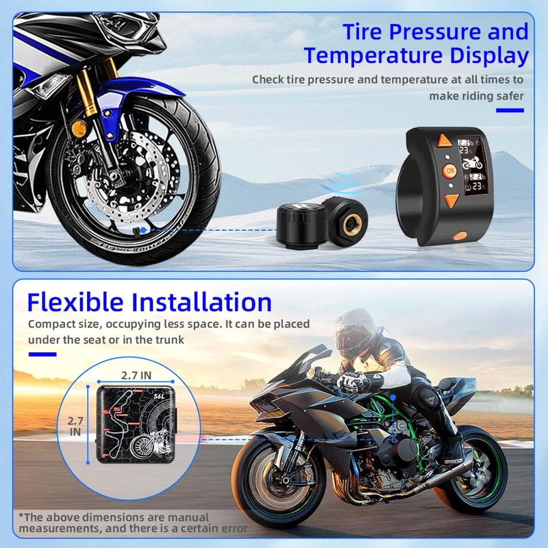 VSYSTO Motorcycle Dash Camera ，150° Wide Angle Motorcycle Front and