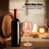 Wine Goblet Stainless Steel Beautiful Elegant Metal Champagne Goblet for