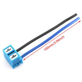 DGZZI 2 bombillas H7 para faros delanteros de cerámica en ángulo recto