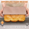 2Pack Loaf Pans with Lids – 2.2 LB & 1