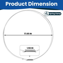 XwaYexa Washer Door Gasket Retaining Ring, Washer Clamp Outer Door Boot Seal Clamp Compatible with LG, Kenmore & Maytag Front Load Washers Replaces ACA56078801 ACA56078802 4861EN3004L 1525271