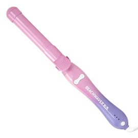 The Beachwaver Co. Beachwaver B1.25 Rotating Curling Iron - Pink Sunset | Automatic 1.25 Inch Ceramic Curling Iron | Auto-Shut Off, Travel-Friendly, Dual Voltage | B-Series (BW17SS)