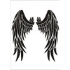 UMR-Design W-207 Angel Wings Textil- / wallstencil Size A5