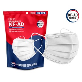 Jo Eun Day KF-AD Dental Mask 100 Sheets Droplet Blocking Disposable Mask / KF-AD 덴탈마스크 100매 비말차단 일회용마스크