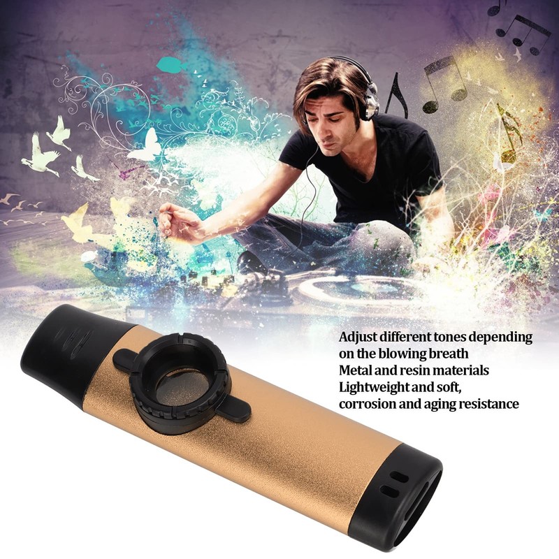 Metal Kazoo, Kazoo Musical Instrument Gear Adjustment Easy for Ceremony