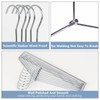 Amber Home 30 Pack Heavy Duty Metal Shirt Coat Hangers,