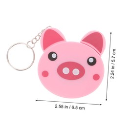 Operitacx 2 Stück Einziehbares Maßband Einziehbares Band Schlüsselanhänger Nähmaß Lineal Körpermaßband Näherin Taschenmaßband Kleines Weiches Maßband Körpermaßband Bauchmuskeln