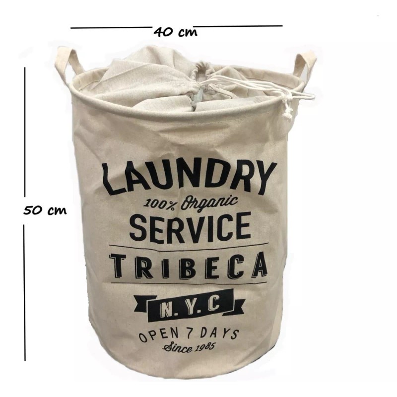 ArgenMex 2 Cestos Bote Plegable Ropa Sucia Y Limpia Lavandería