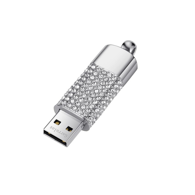 GARRULAX USB Flash Drive, 16GB/32GB/64GB/128GB USB 2.0 Heart Shaped Memory