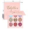 Glitter Eyeshadow Palette Sparkling Face Glitter Pallets Pressed Pigments Eye