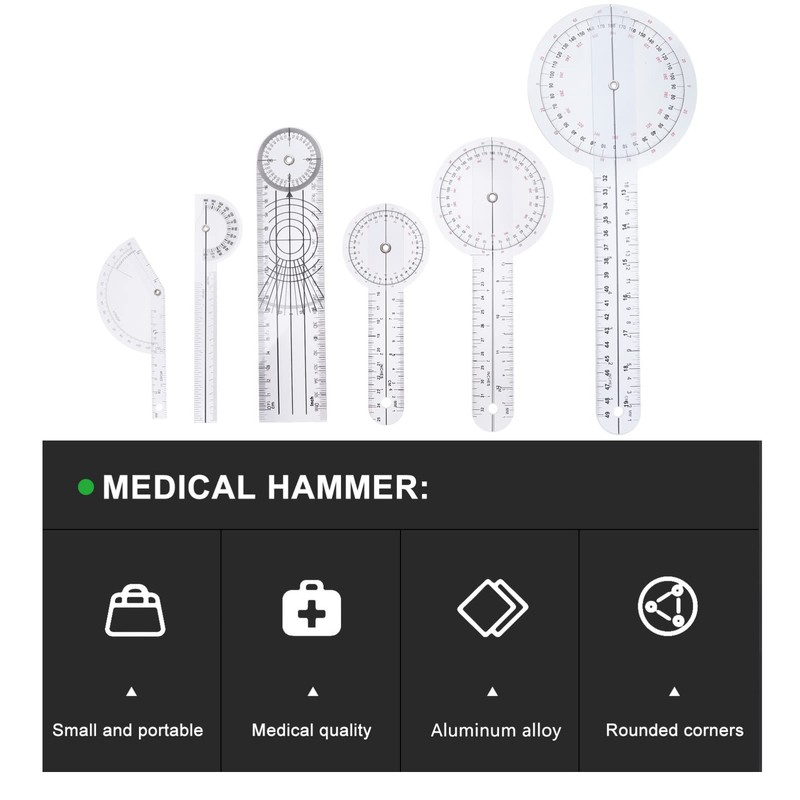 Goniometer - Goniometer Physiotherapy/Adjustable 360 Measure Goniometer/Measuring Tool Angle Ruler