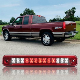 3rd Third Brake Light LED Compatible with 1988-1999 Chevy/GMC C/K-Series GMT400 High Mount Stop Third Center Cargo Rear Brake Light Bar Taillight (Red)