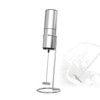 ELMWAY Electric Milk Frother Handheld, Stainless Steel Whisk for Coffee,Hot