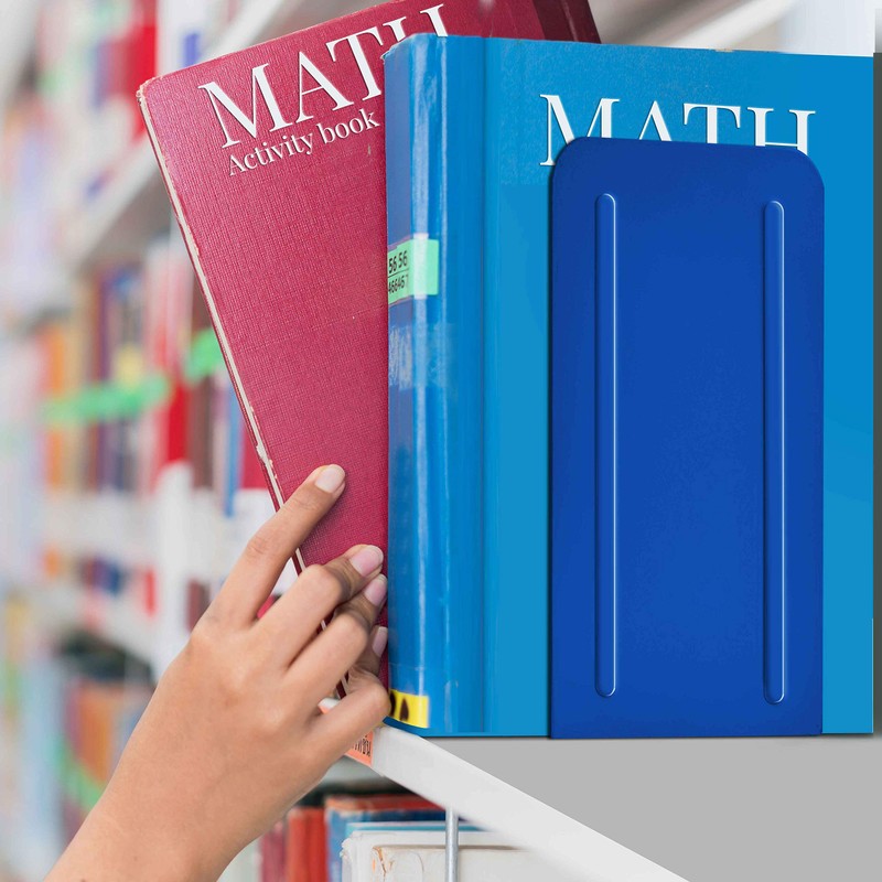 Acrimet Metal Bookends, Jumbo Size 9" H x 4" W