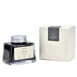 Hongdian Fountain Pen Bottled Ink Gray, 60ml Fountain Pen Ink Bottled for Writing and Calligraphy, Non Carbon